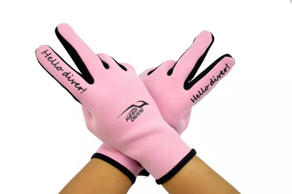 2mm néoprène plongée sous-marine gants pêche plongée en apnée anti-dérapant néoprène et Nylon combinaison humide gants nager surf aquatique chasse sous-marine: A2 / XL