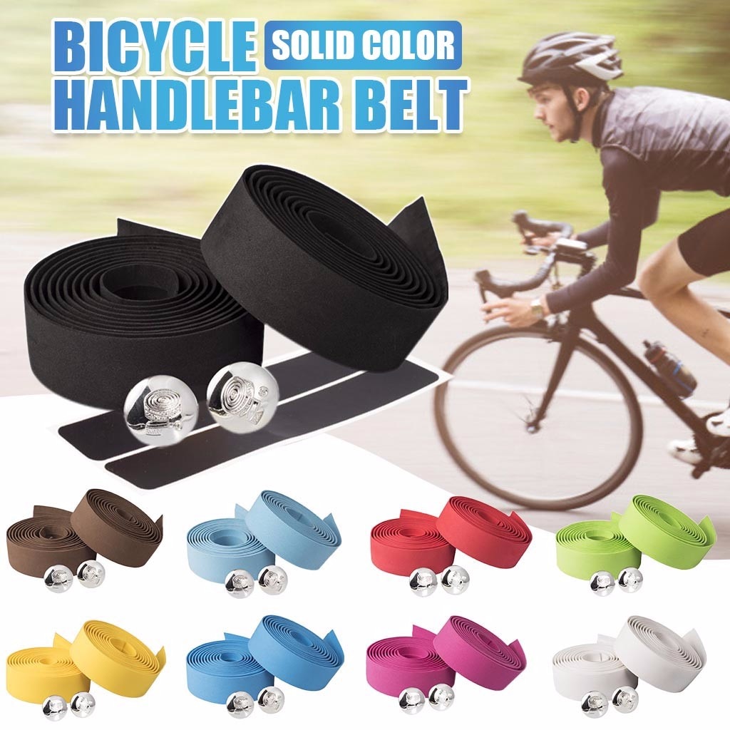 2Pcs Racefiets Fietsstuur Tape Fietsen Handle Belt Kurk Wrap Bike Fiets Cork Stuurlint Wrap Fiets Accessoires 728