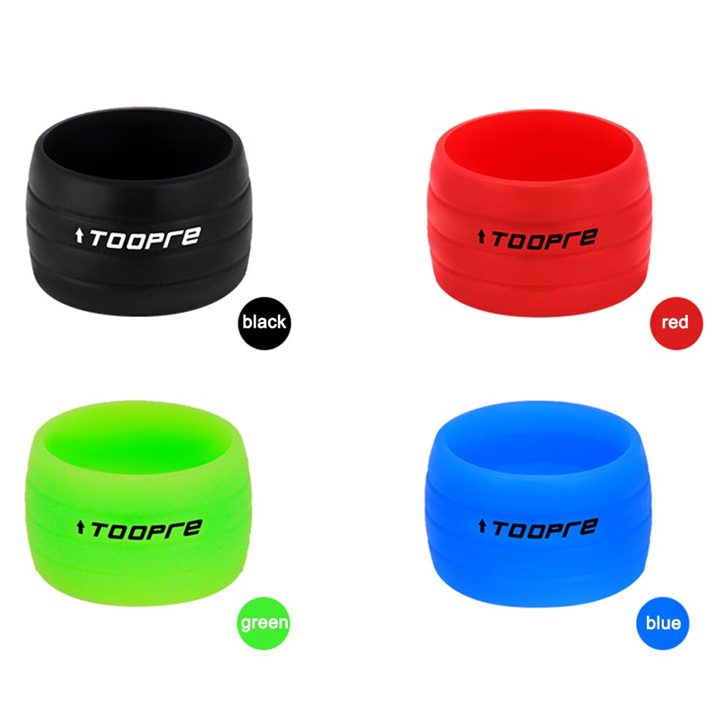 Fita de proteção para guidão de bicicleta, faixa de silicone anti-deslizamento para guidão de bicicleta, 2 peças