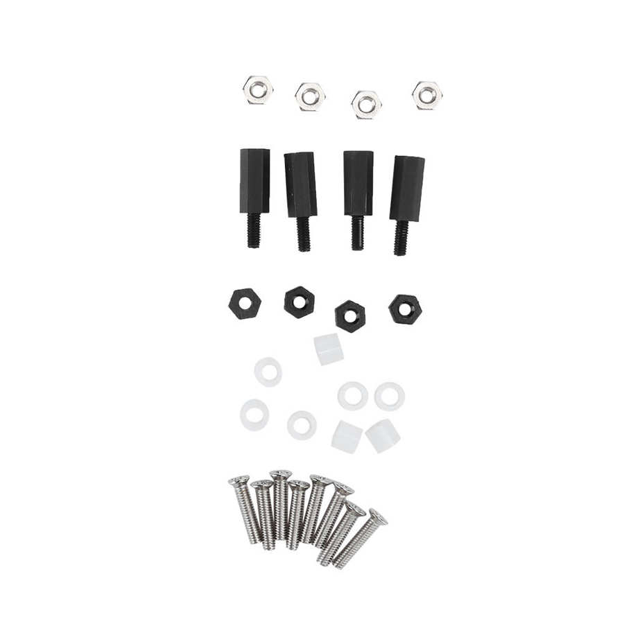 Acrylic Case Shell Enclosure Box Transparent for Raspberry Pi 4B/3B+/3B HQ-Camera