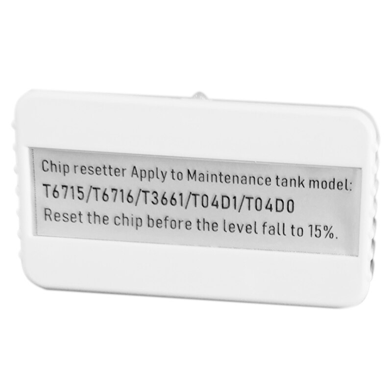 Geeignet für epson wf- -c5790/c5710/c5290/c5210 wartungsbox/resttintenbehälter-decoder-resetter  t6716 decoder: Default Title