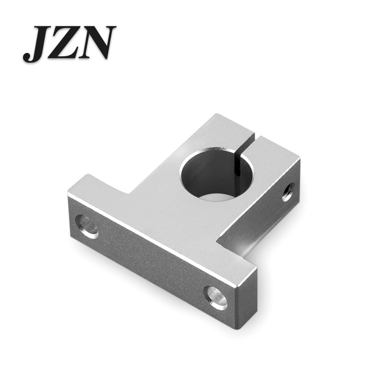 Lineær optisk akse sk vertikal støtte aluminiumslegering lagerramme polert stangholder sk /8 mm——sk /60mm