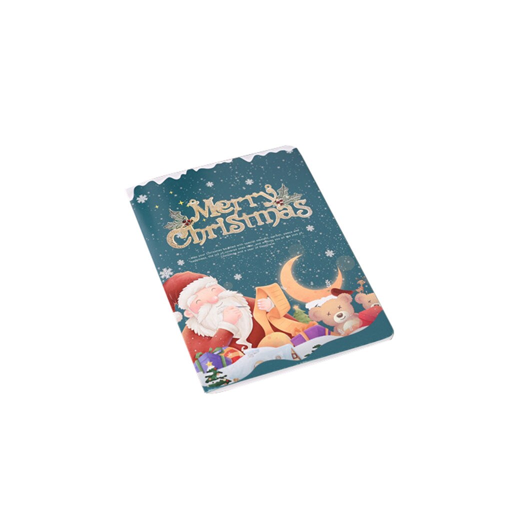 Christmas 3D Stereo Greeting Card AR Virtual Imaging Technology Blessing Greeting cardsor in Various festivals: C