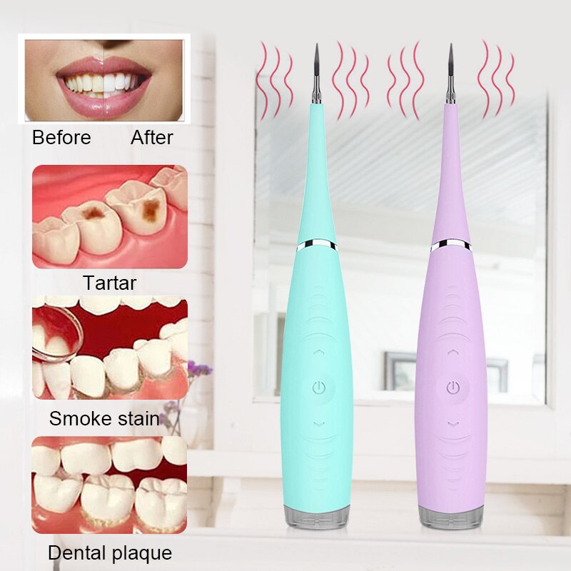 Détartreur dentaire électrique sonique Portable, dissolvant de tartre pour les dents, taches, blanchiment des dents, hygiène de santé, outil de dentiste