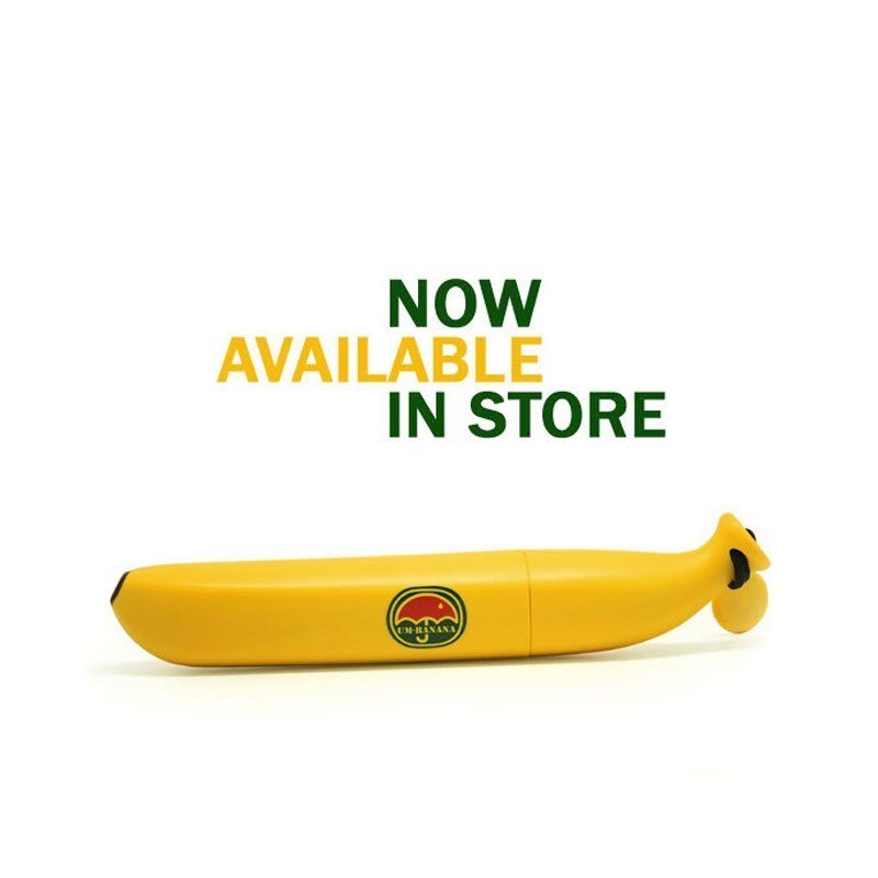 Banan regn parasoll söt dam barn paraply dam nyhet barn skydd vindtätt hopfällbara paraplyer solskydd