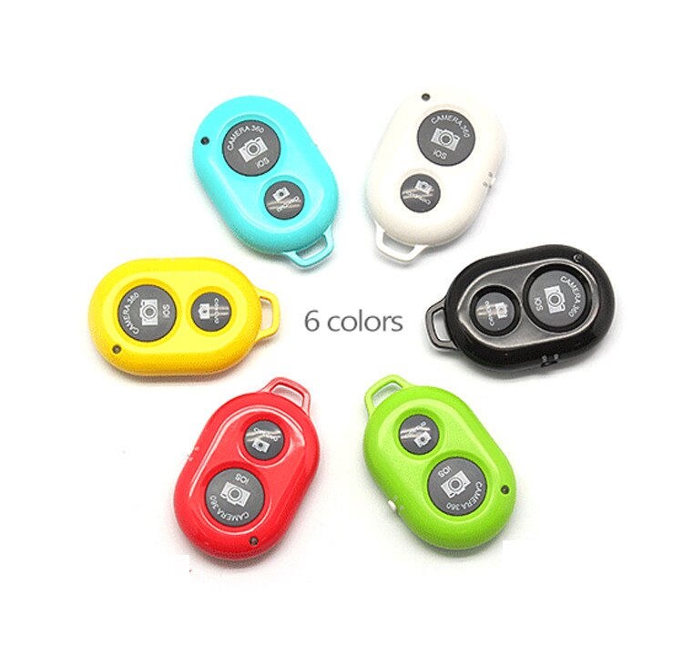 1pcs Remote Control Button Wireless Bluetooth Selfie Stick Shutter Self-Timer Camera for iPhone Android Phone