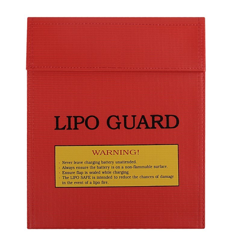 Model aircraft lithium battery explosion proof bag battery explosion proof bag high temperature battery protection bag Silver Re