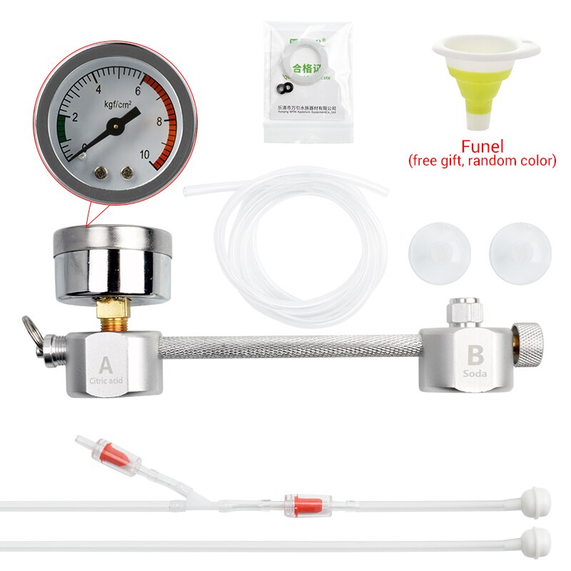 NICREW DIY CO2 Reaktor Generator System Bausatz Für Aquarium Panzer Co2 Regler Diffusor Magnet Für Gepflanzt Aquarium Zubehör: CO2 Generator System