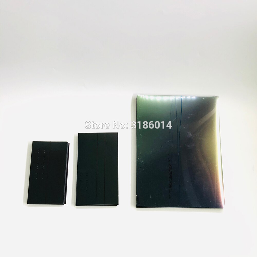 Novecel 10 sztuk LCD polaryzator film dla iPhone X XR polaryzacja światło spolaryzowane wymiana filmu