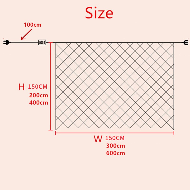 1.5x1.5/3x 2/6x4m résille chaîne lumières noël lumières fée guirlande extérieur maison pour mariage/fête/rideau/décoration de jardin