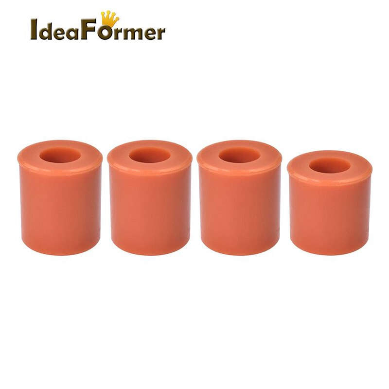 Il letto caldo del distanziatore solido ad alta temperatura del Silicone delle parti della stampante 3D che livella la colonna 3pcs lungo + 1PC corto per il Ender-3 CR10S/di CR-10: 2 set / Orange