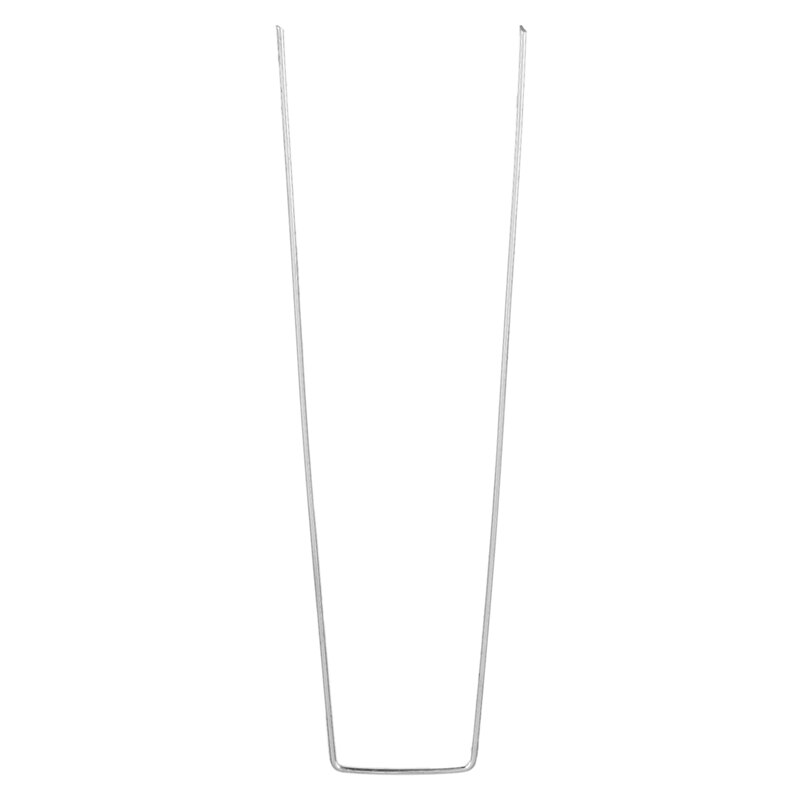 Piquets de jardin en acier galvanisé, 100 pièces, chevilles de fixation en forme de U pour sécuriser le tissu, filet de paysage