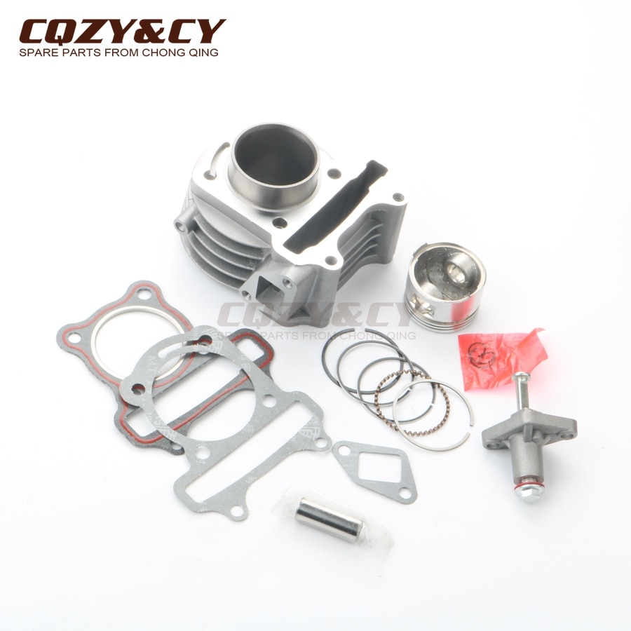 Kit de cylindre et Piston pour Scooter | 60cc 44mm grand alésage, Kit de cylindre pour Kymco agilité 50 Basic 50 DJ S Filly Super 8 vitalité 50cc 4 coups