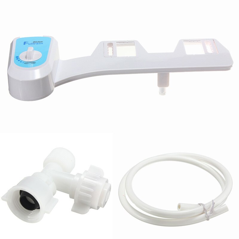 Cold/Heated Water Toilet Seat Bidet Sprayer Bidet Attachment Fresh Water Spray Non-electric Mechanical Shower Nozzle save paper: T8100 One Nozzle US