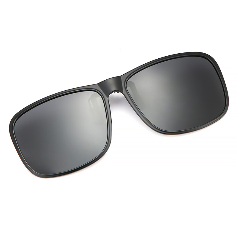 Sonnenbrillen-Clip für Damen und Herren, hochklappbar, polarisierte Sonnenbrille, zum Fahren, Nachtsicht, zum Anklipsen, Angeln, Radfahren