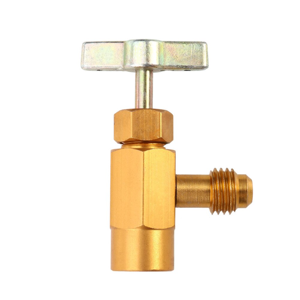 Can Dispensing R-134a AC Refrigerant Tap 1/2" ACME Thread Tool Bottle Opener