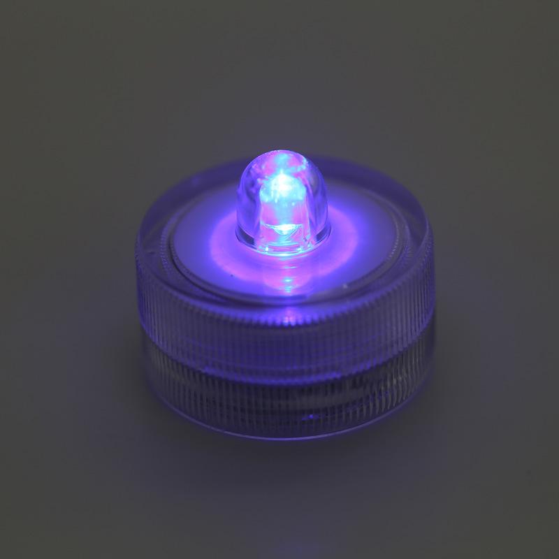 Liten cylinder eko cylinder tillbehör mikro landskap lampa led ljus akvarium led belysning fisk tank ljus: Blå