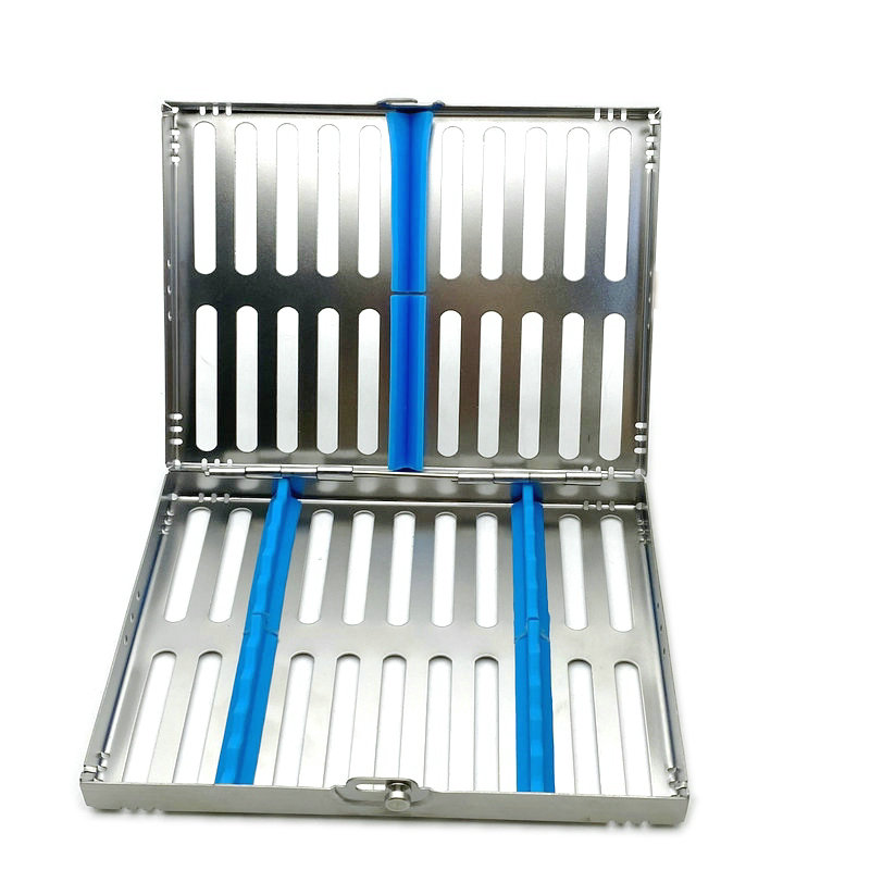 Boîte De Stérilisation (cassette) En Inox Pour Autoclave Dentaire - Capacité 20 Instruments - Fabriqué Au Pakistan