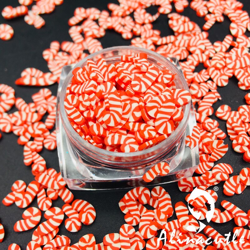 20G 5 Mm Plakjes Pailletten Levert Nagels Art Polymer Clear Clay Accessoires Diy Pailletten Plakboek Shakes: Candy stick