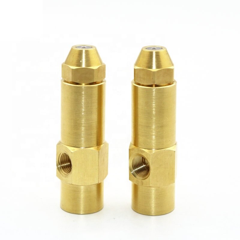 Brass Boiler Combustion Nozzle Waste Burner Oil Nozzle Gas Burner Siphon Air Atomizer Spray Head ignitor fuel accessories