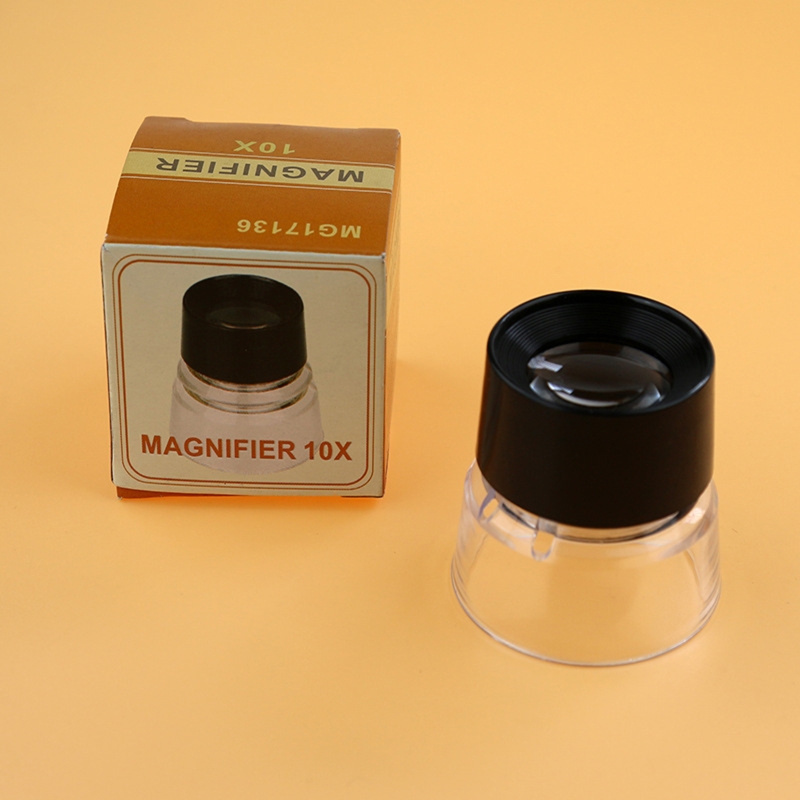 Desktop Magnifier 10X Jewelry Eye Loop Monocle- Pocket Glass Watch