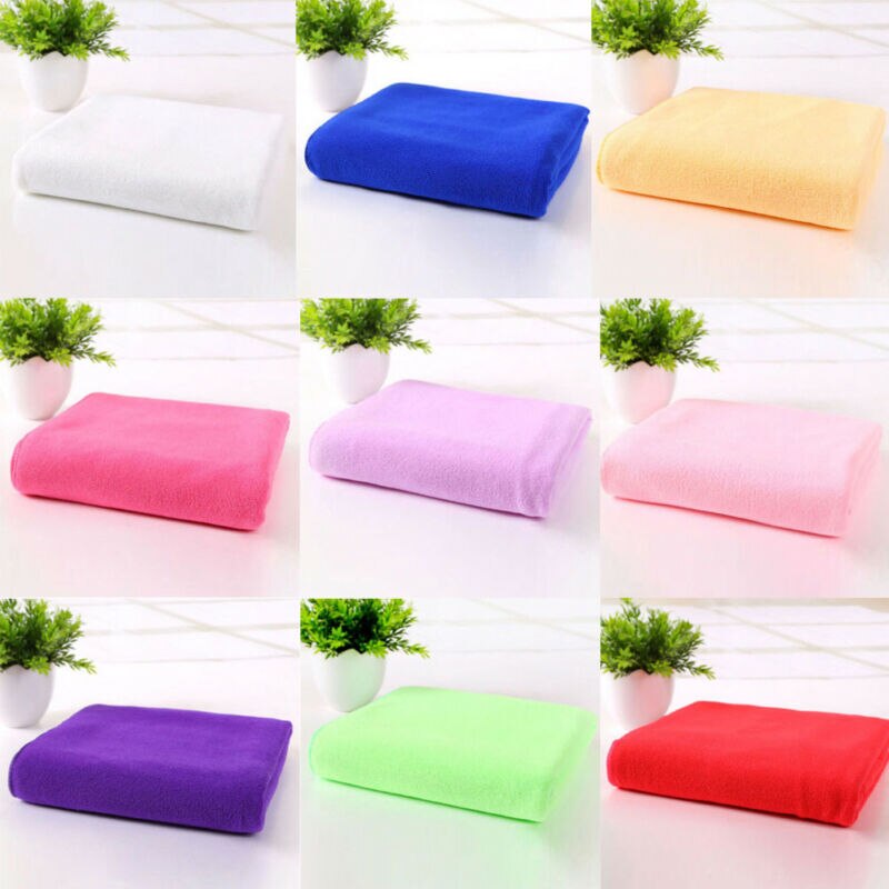 Snel drogende handdoek van vezel, microvezel, absorberend strandhanddoek, 70 x 140cm draagbare handdoek, jurk, dames, nachtkleding, spa, lichaamspakking