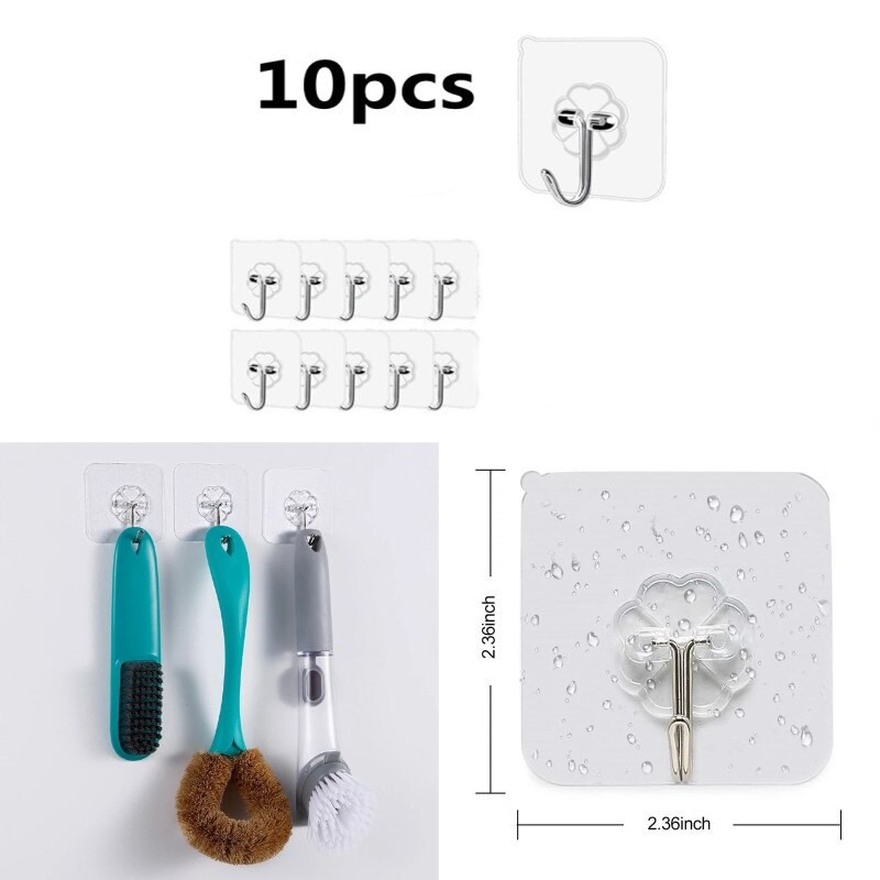 6Pcs Silicone Cover Stretch Lids Reusable Airtight Food Wrap Covers Keeping Fresh Seal Bowl Stretchy Wrap Cover Kitchen Cookware: transparent 10PCS
