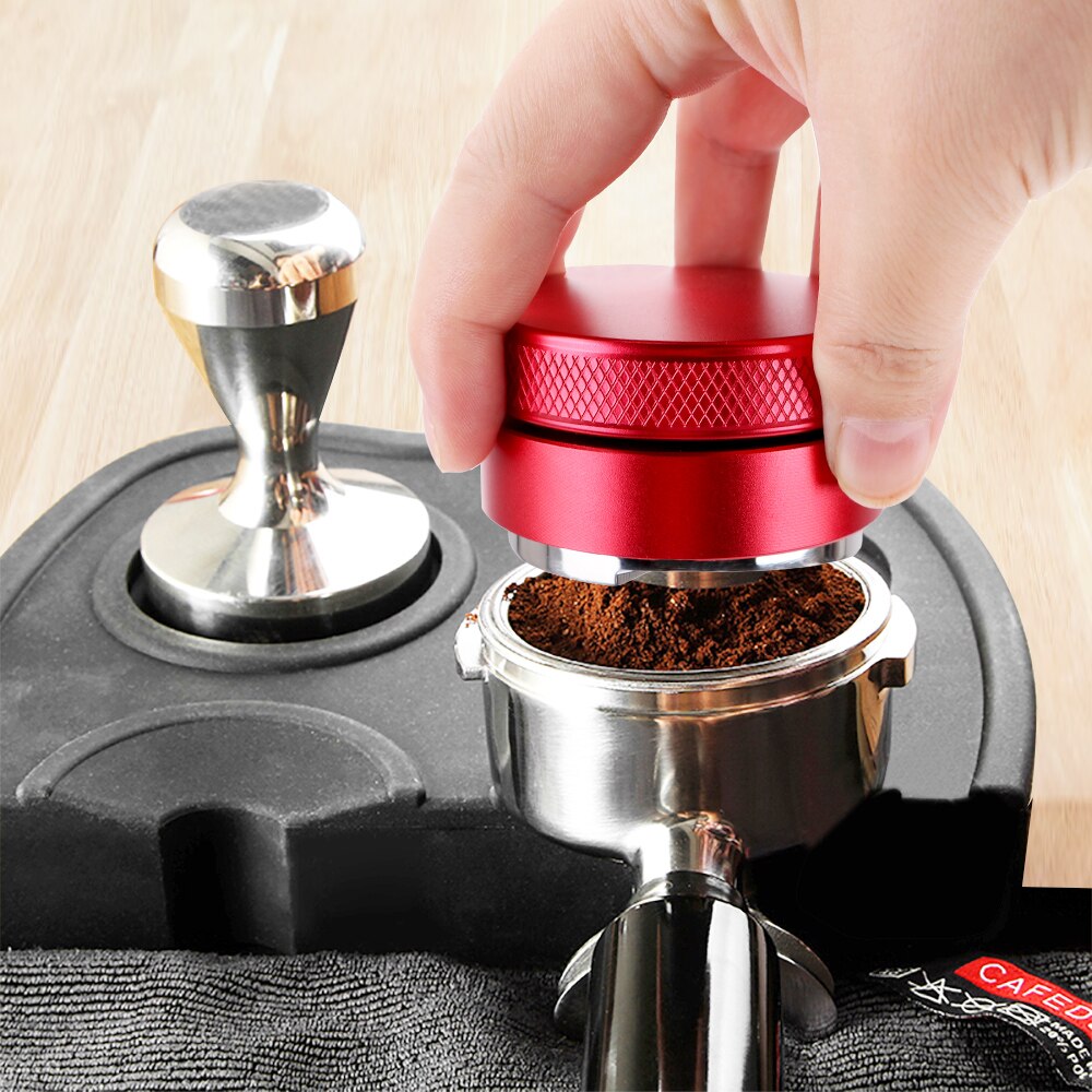 51/53/58mm 304 Acero inoxidable distribuidor de café Gadgets Accesorios de café Espresso Tampers de mano