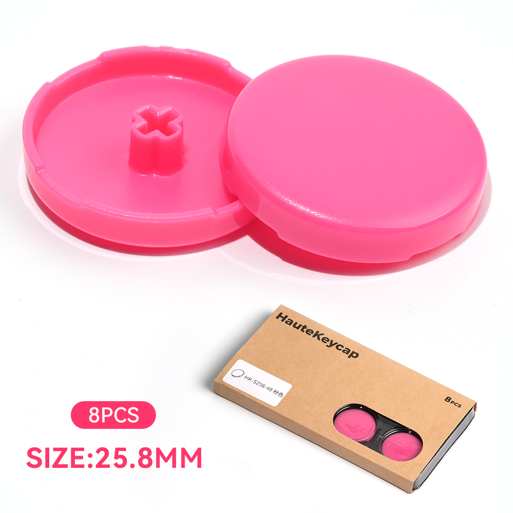 Haute42 9 colores Hitbox tapas de botones de perfil bajo teclas de repuesto para controlador Hitbox tapas de teclas DIY para controlador sin palanca: Plata