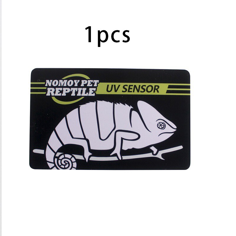 5 stücke UVB Prüfung Karten Reptilien Terrarium UV Prüfung Karte Leben Effektive Prüfungen Messung analysieren Werkzeuge: 1Stck