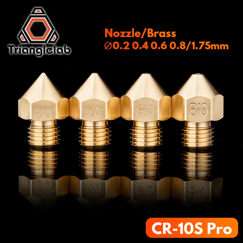 Trianglelab CR-10S Pro Messing Nozzle Voor 3D Printers Hotend 1.75Mm Filament J-Head Cr10S Pro Warmte Blok Hotend m6 Draad