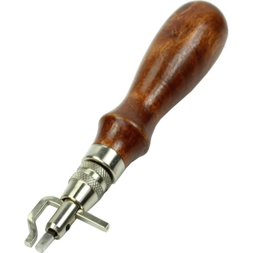 5 in 1 DIY Leathercraft Leather Craft Stitching Tool Set Edge Press Kit Adjustable Pro Stitching Groover Crease Leather Tools