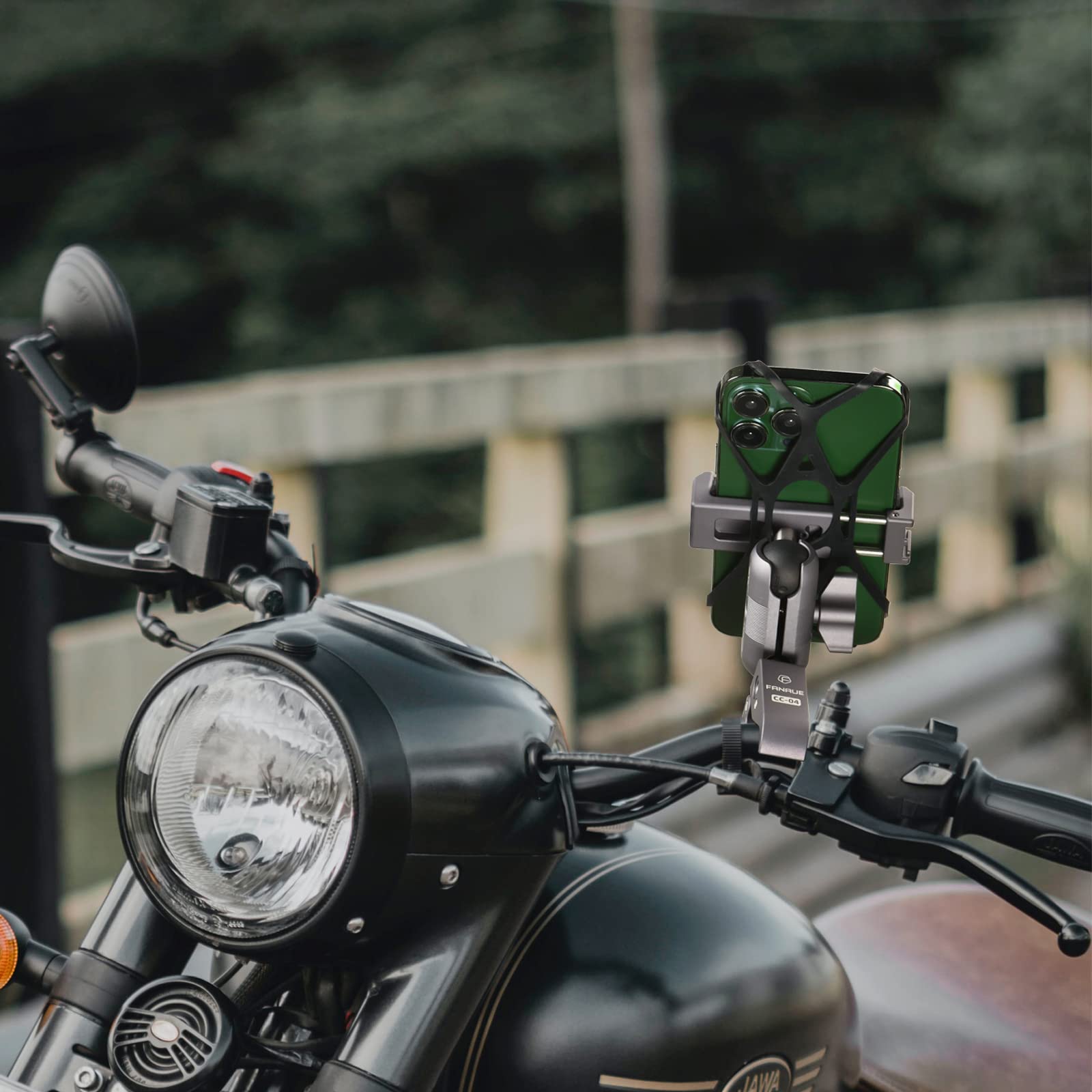 Uchwyt uchwyt do telefonu komórkowego FANAUE Micycles motocykl ATV UTV hulajnoga stojak na motocykl gniazdo do montażu na ram
