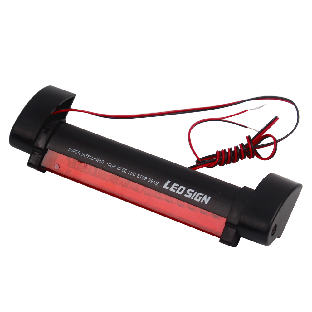 12v lyskilder bilbremselys universal stopp bak parkeringslys bilstyling auto varsellampe rødt lys 14 24 32 48 led: Blå