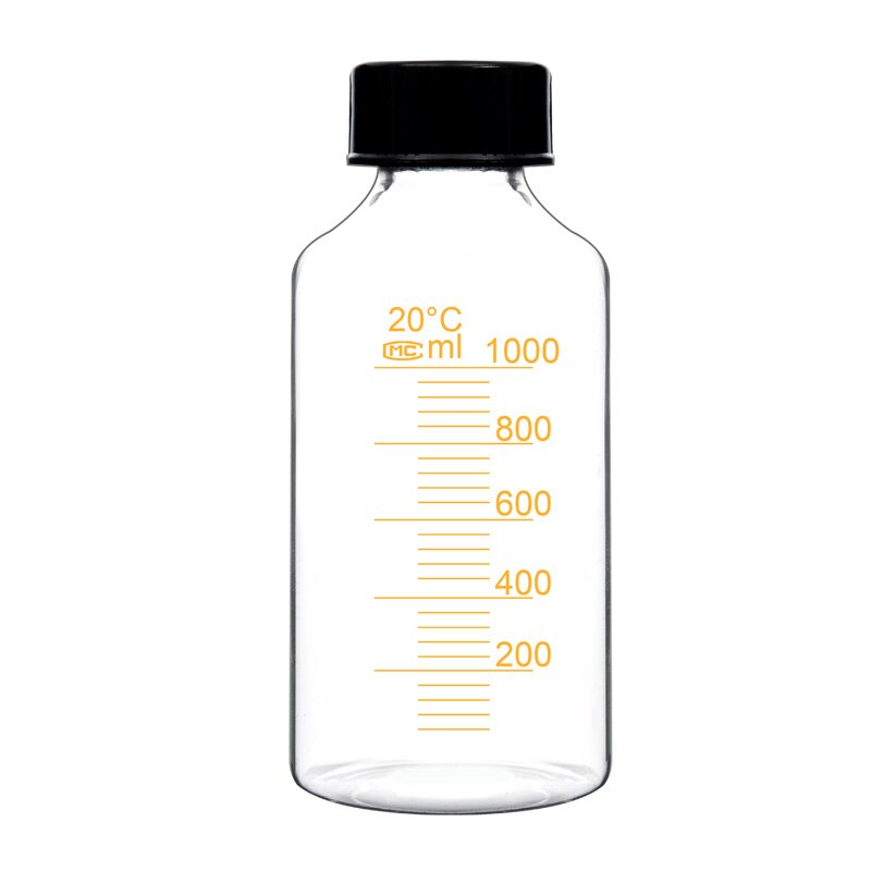 50/100/150/250/500/1000Ml Laboratory Glass Headspace Bottle with Graduated Screw Top Sampling Bottle Anaerobic Bottle