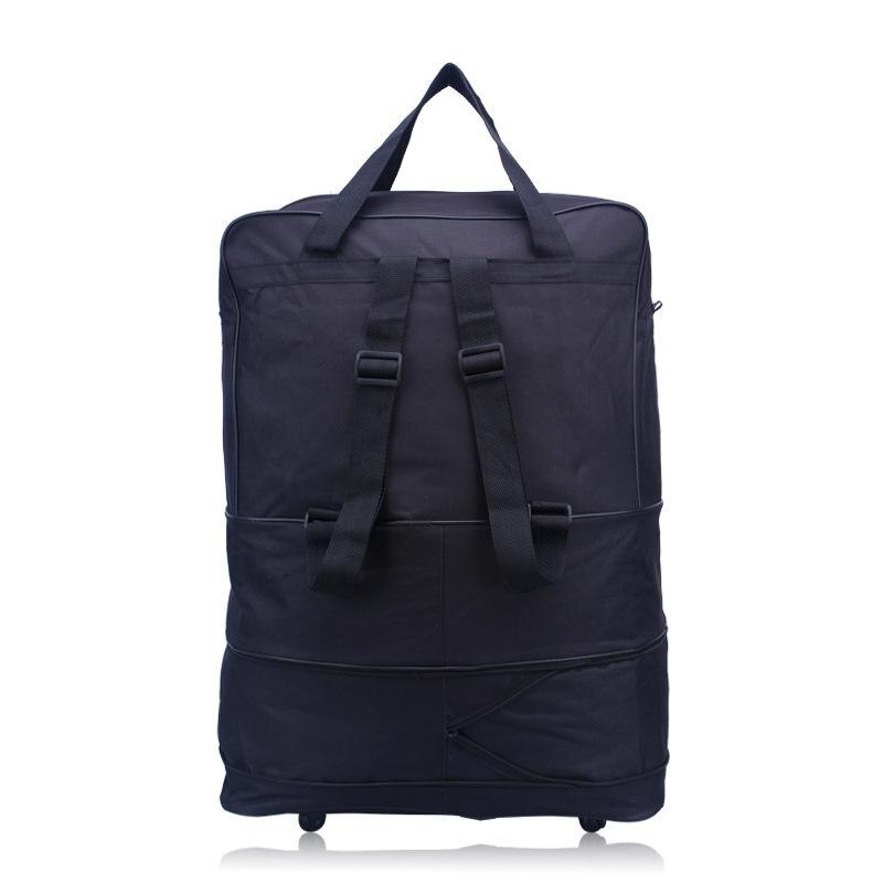 Moving House Big Bag Air Consignment Baggage Large-capacity Study Abroad Suitcase Wheel Folding Baggage Men's Travel Bag Oxford