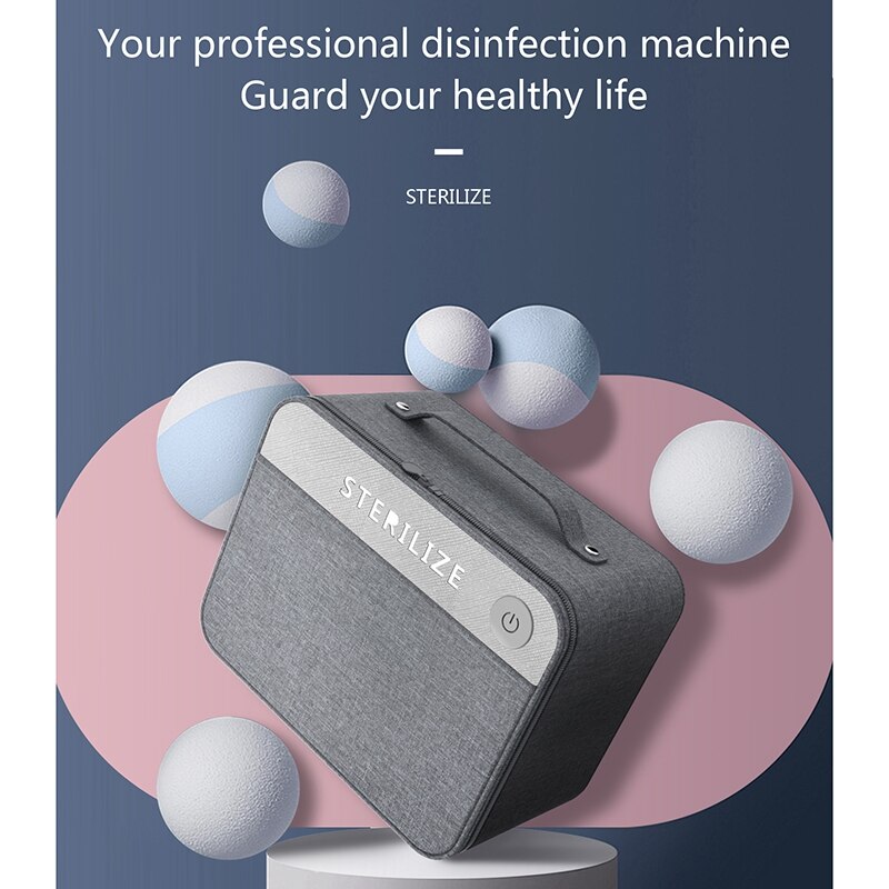 UVC Portable Disinfection Pack Multifunctional LED USB Charging Ultraviolet Outdoor Indoor Disinfection Bag