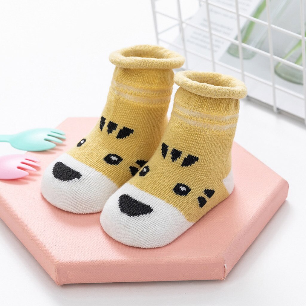 Kids Sokken Baby Baby Jongens Meisjes Ademend Cartoon Dieren Print Antislip Sokken Dier Mesh Sokken Kinderen Casual Sokken: F / M