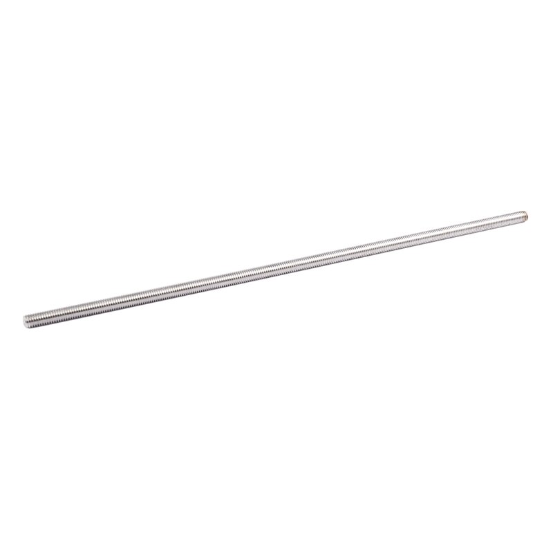 320mm x M8 Stainless Steel Thread Bar Stock Rod Silver Tone