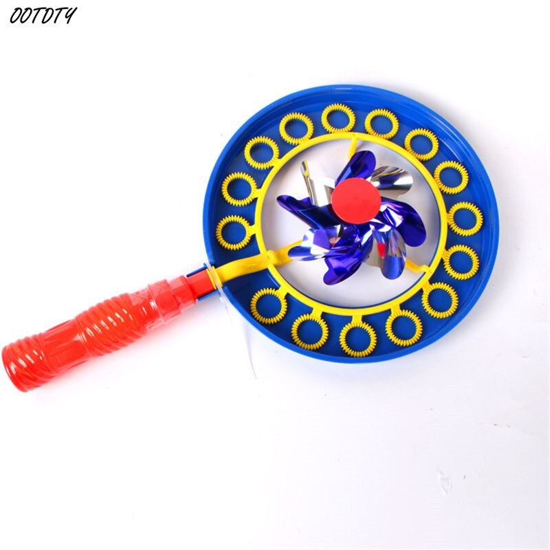 Windmill Bubble Stick Home Wedding Birthday Party Decorations Outdoor Fun Bubble Toy: A random colors