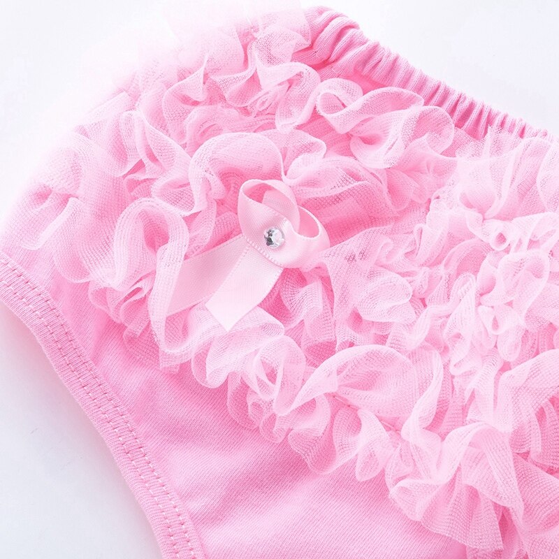2 Pack Pink Baby Girl Ruffle Bloomers Panties Diaper Cover