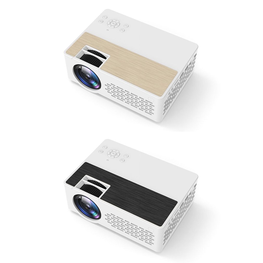 Mini Projector True Stereo Super Sense Sound Projector HD 1080P Home Projector Portable LED Projectors