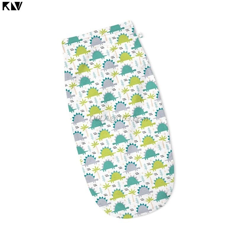 -né bébé Swaddle sac de couchage coton impression sac de couchage enfant en bas âge infantile doux serviette d'emballage couverture: Dinosaur