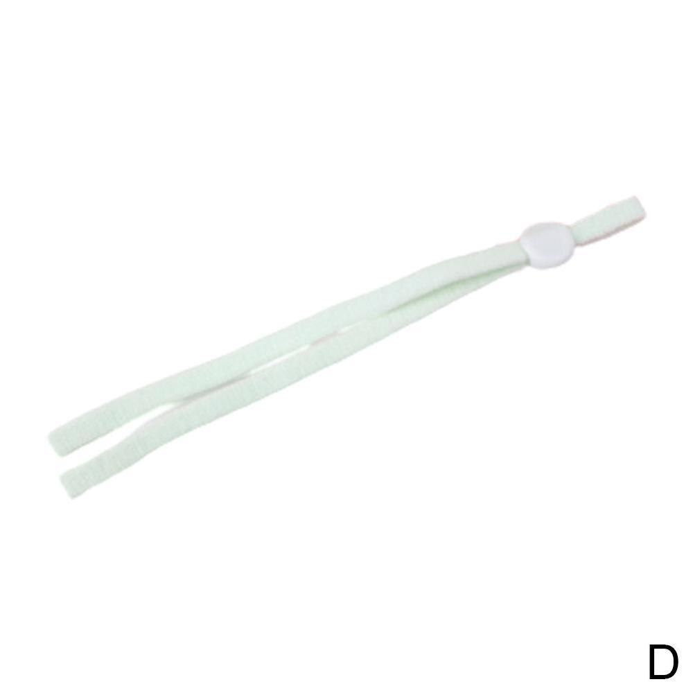 10/30/50 Pcs réglable masque couture élastique bande cordon lanière boucle faisant extensible casque antibruit fournitures de travaux manuels avec boucle d'oreille corde W0A3: D
