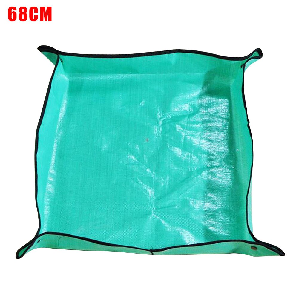 68CM/100CM Planting Mat PE Garden Mat Green Gardening Pad Plant Balcony Super Light Reusable Waterproof Flower Mat Gardening Mat: 68cm