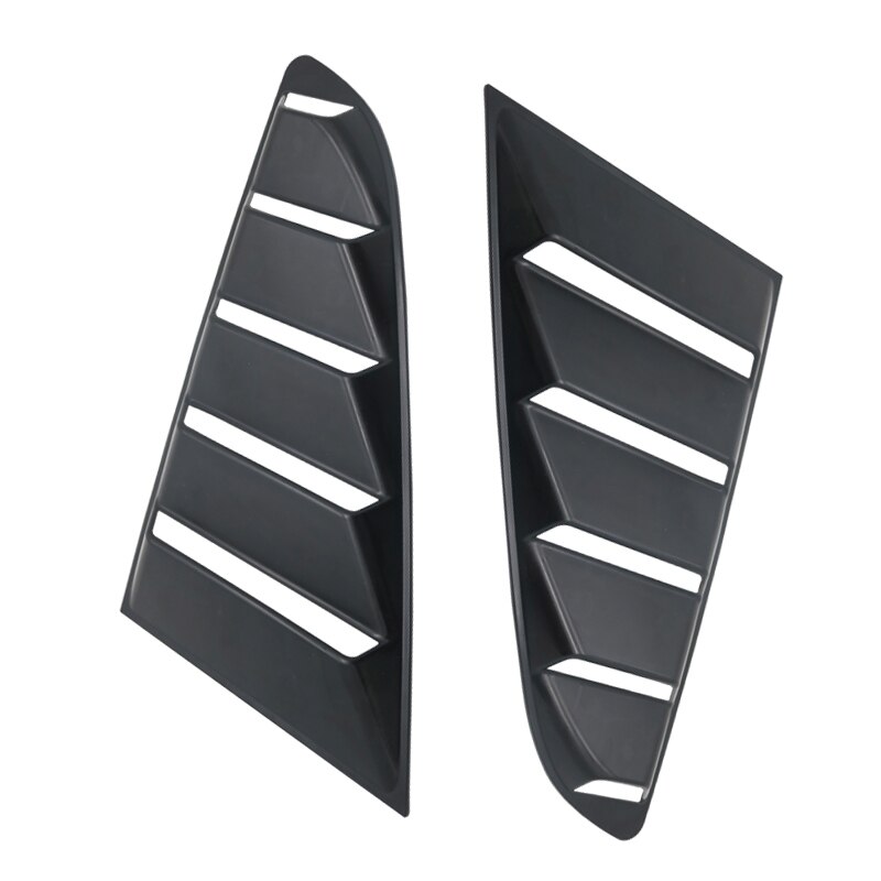 Achter Kwart Venster Lamellen Scoops Spoiler Auto Styling Tunning Panel Side Air Vent Cover Sticker Voor Ford Mustang