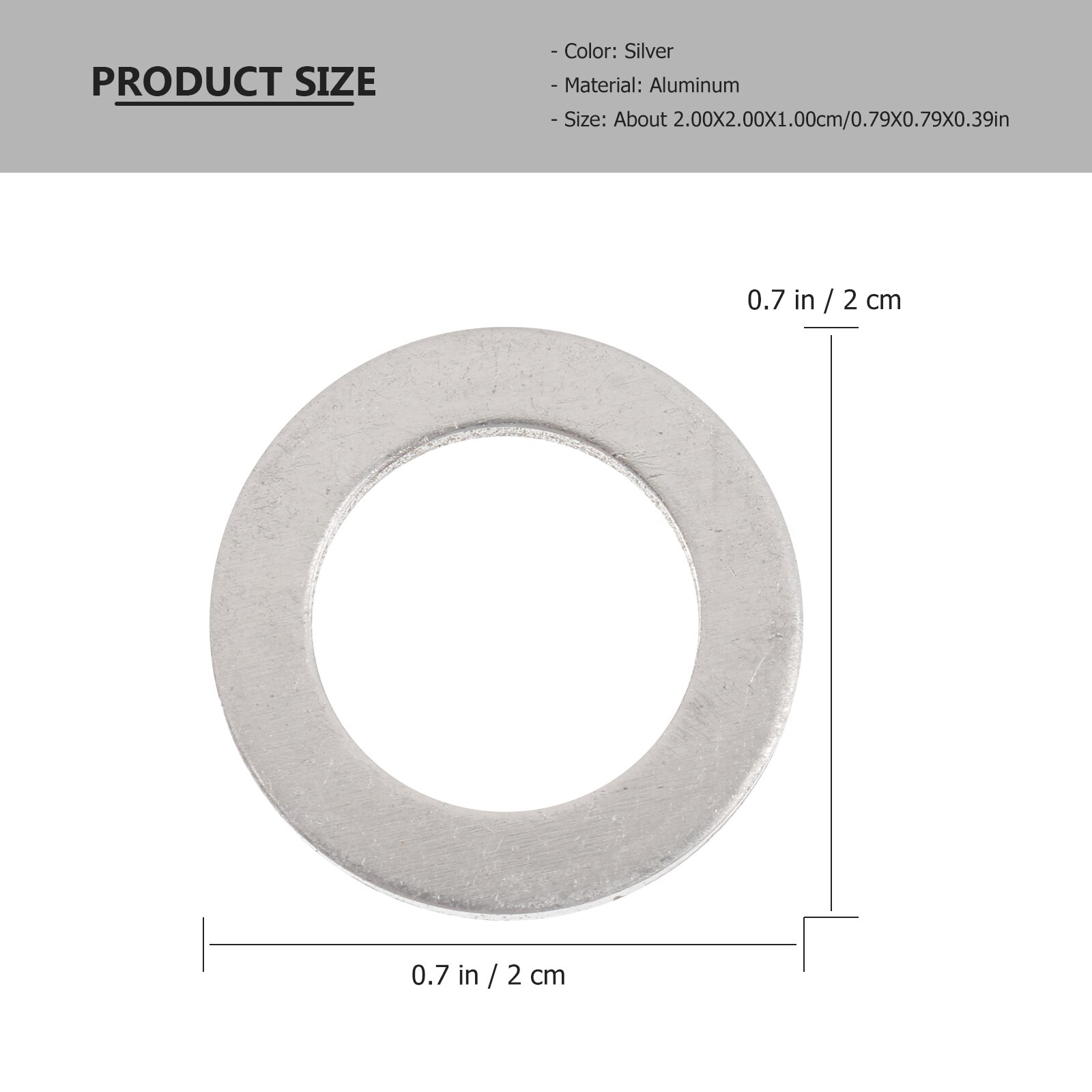 10pcs Replacement Car Engine Oil Drain Plug Washer Compatible with