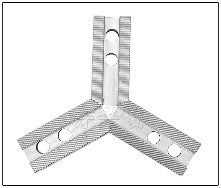 10 inch, 60/90/120 degree, hydraulic chuck soft jaw, 45# steel