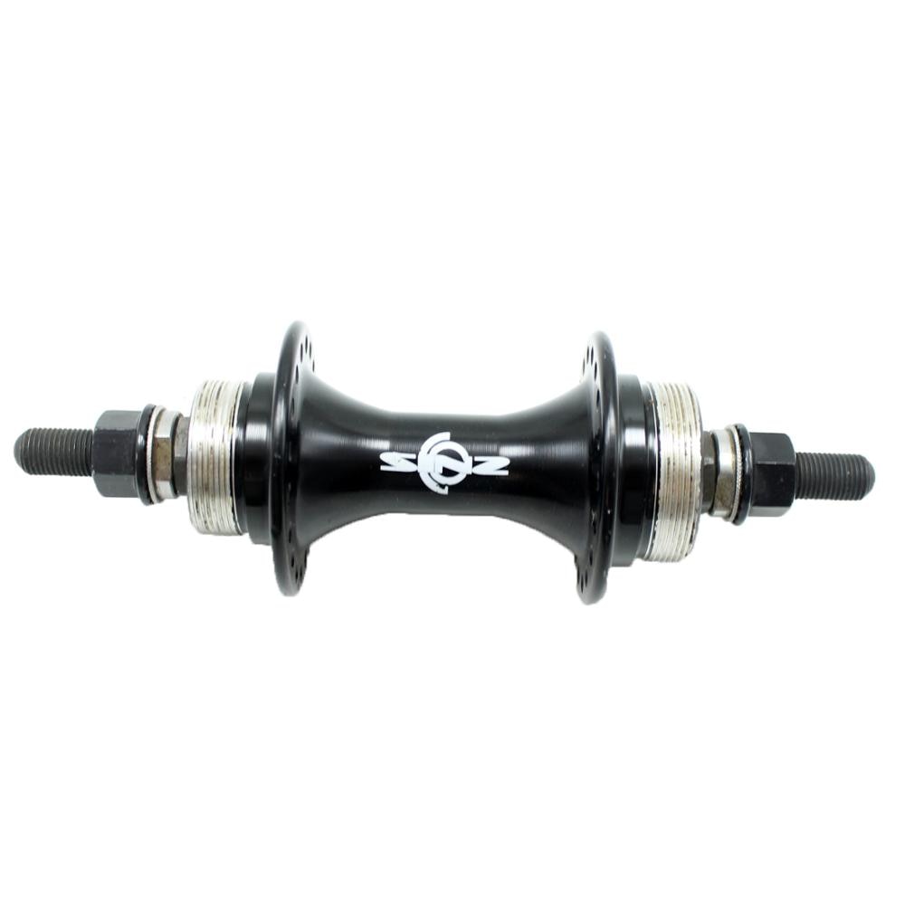 BMX Bicycle Hub Double Thread 10mm Axle Bearing Rear Hub 36H Aluminum Alloy Bicycle Accessories