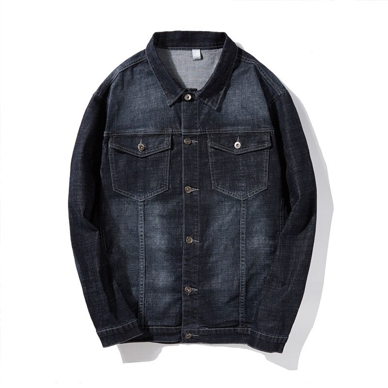 Herfst Tij Grote Maat Heren Jas Mannen Casual Losse Denim Jas Jas Grote Maat 5XL 6XL gewassen Denim Shirt